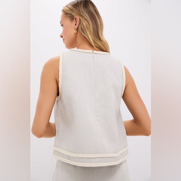 NWT Tuckernuck Flax Brushed Canvas Keating Top, Size Large - Picture 5 of 9